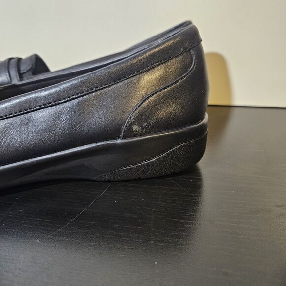 Clarks Black Cheyn Marie Loafer Womens Size 7 Soft Cushion Y2K Office Career - Picture 3 of 11